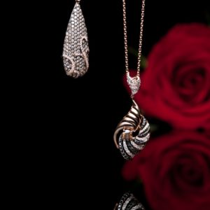 Jewelry with red rose Jewelry with red rose